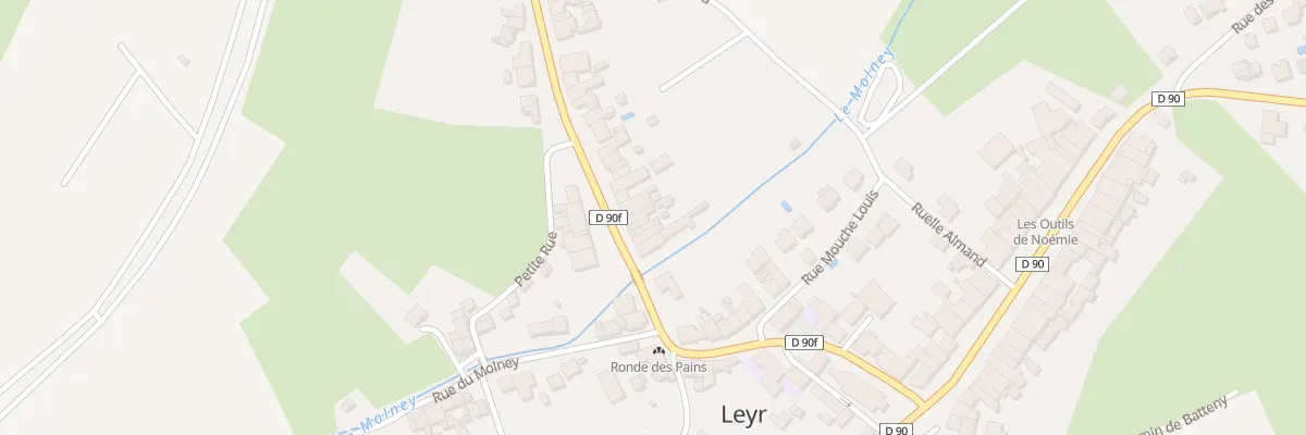 Plan du 8 Rue de la Gare à Leyr