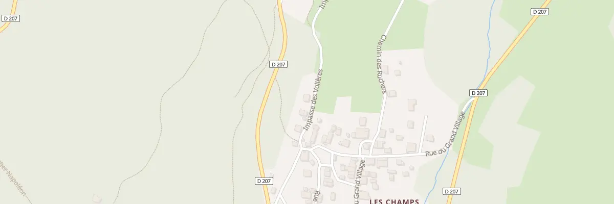 Plan du 5159 Les Champs à Saint-Alban-d’Hurtières