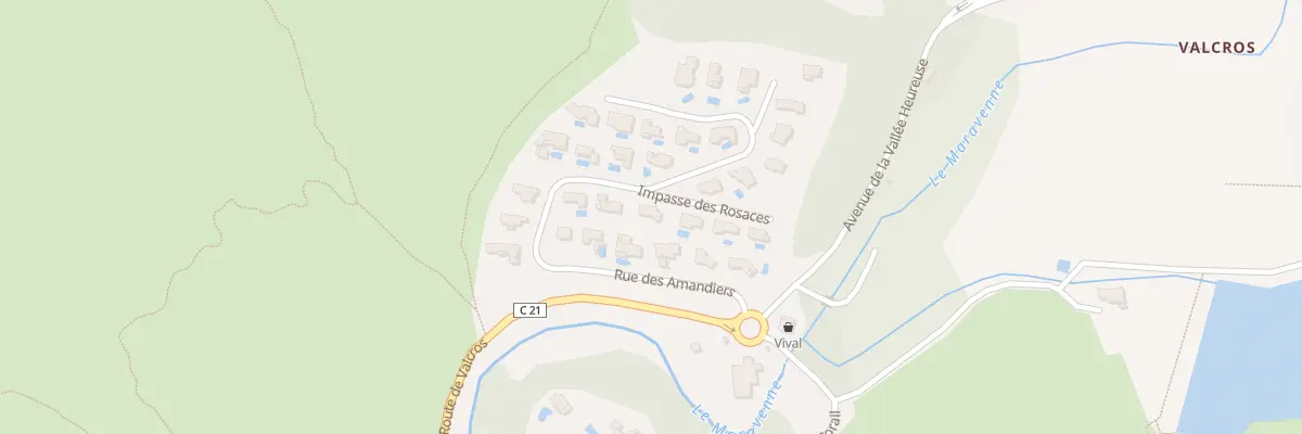 Plan du 310 Rue des Amandiers à La Londe-les-Maures