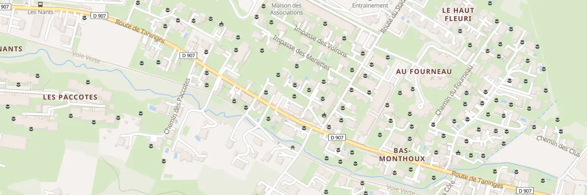 Plan du 35 Rte de Taninges à Vétraz-Monthoux
