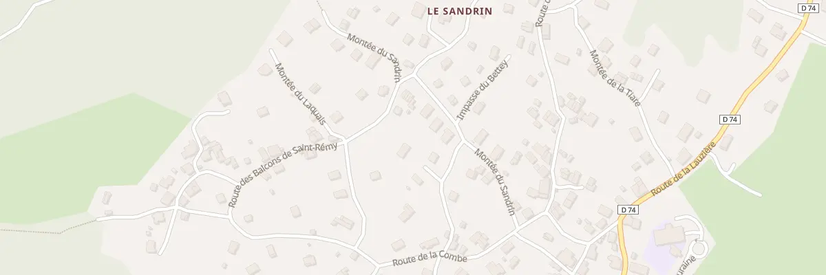 Plan du 5398 Georgeran à Saint-Rémy-de-Maurienne