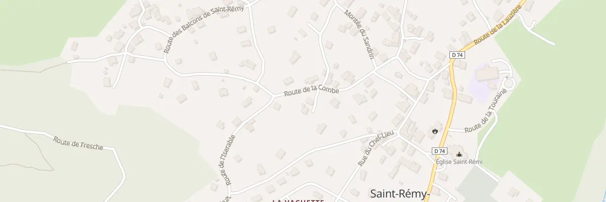 Plan du 20 Imp de la Rapine à Saint-Rémy-de-Maurienne