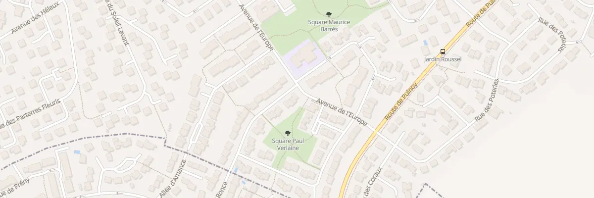 Plan du 1 Rue des Lavandes à Seichamps