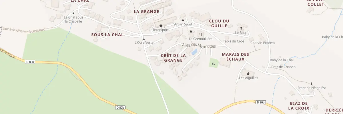 Plan du 5411H Res Les Chalets des Marmottes à Saint-Jean-d’Arves