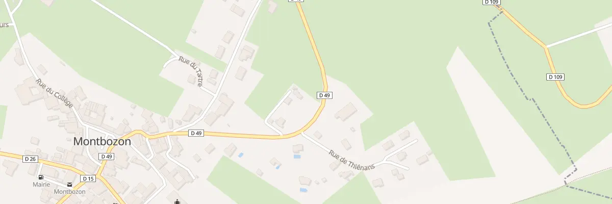 Plan du 15 Gr Grande Rue à Montbozon