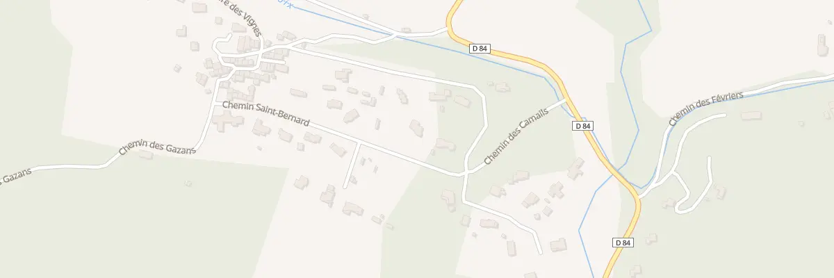 Plan du 412 Che Saint Bernard au Thoronet