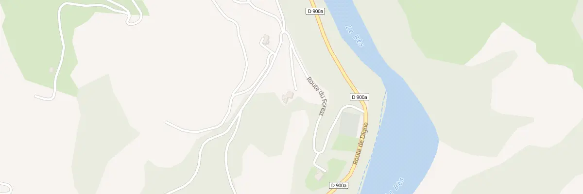 Plan du 5040 La Rouviere à Barles