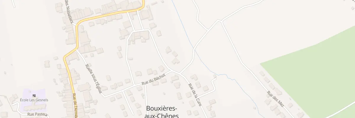 Plan du 7 Rue de la Cure à Bouxières-aux-Chênes