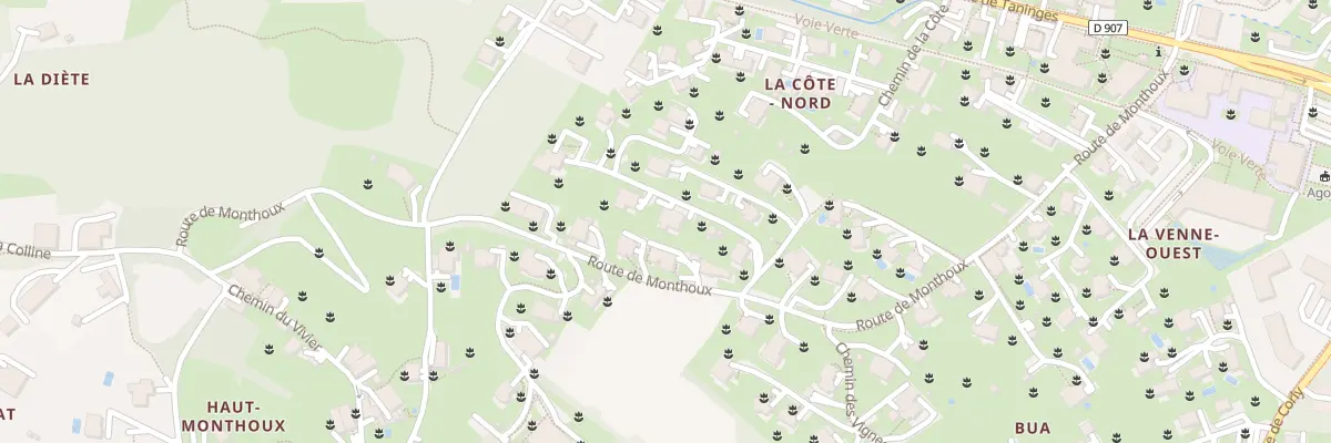 Plan du 21 Rte de Monthoux à Vétraz-Monthoux