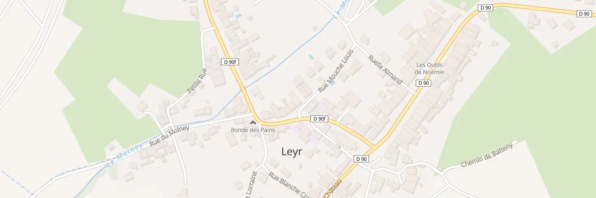Plan du 14 Rue des Ecoles V. Van Gogh à Leyr