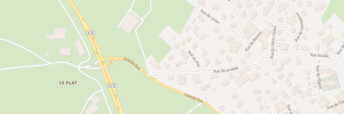 Plan du 18 Rue de Jardelle à Chaffois