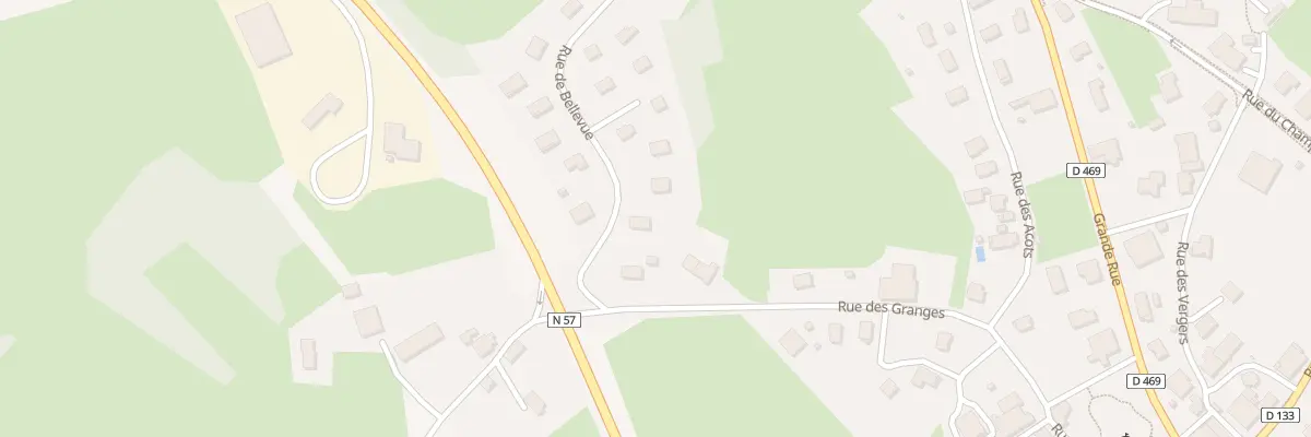 Plan du 25 Rue de Bellevue à Étalans