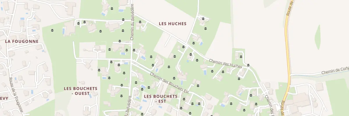 Plan du 33 Che des Huches à Vétraz-Monthoux