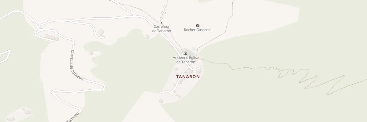 Plan du 7070 Le Village de Tanaron à La Robine-sur-Galabre