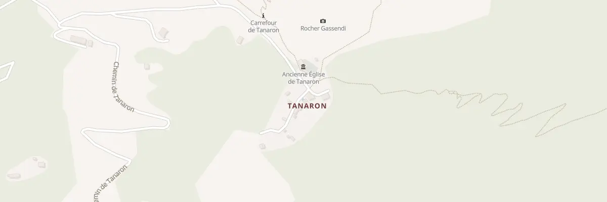 Plan du 7600 Le Village de Tanaron à La Robine-sur-Galabre