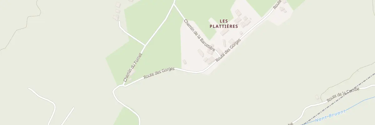 Plan du 5311 Les Plattieres à Saint-Alban-d’Hurtières