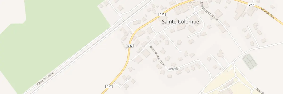 Plan du 10 Rue du Crêt à Sainte-Colombe