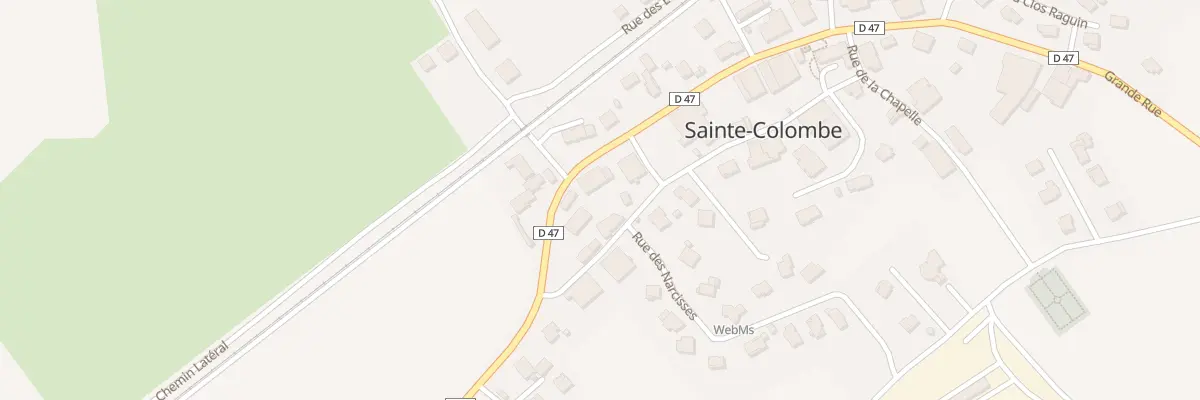 Plan du 8 Rue du Crêt à Sainte-Colombe