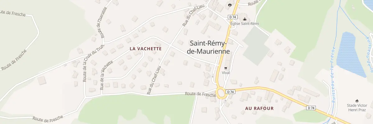 Plan du 95 Rue de la Vachette à Saint-Rémy-de-Maurienne