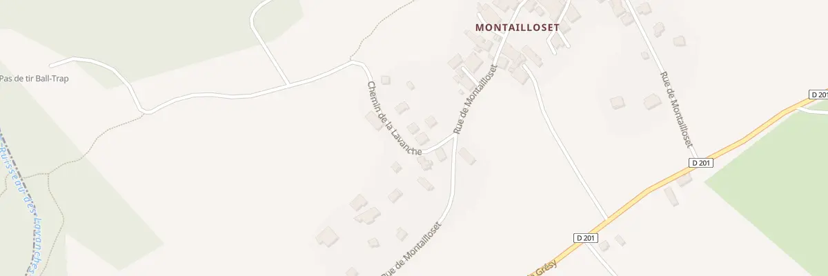 Plan du 76 Che de la Lavanche à Montailleur