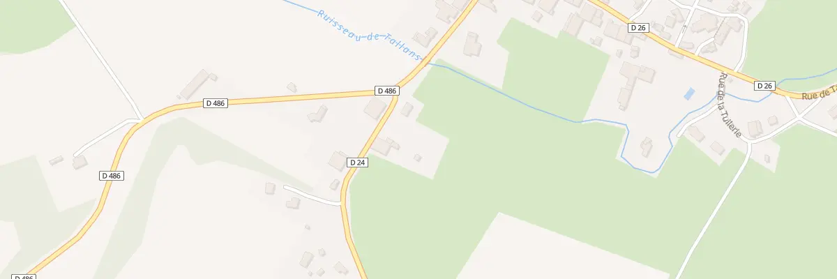 Plan du 1 Rue de la Maladière à Avilley