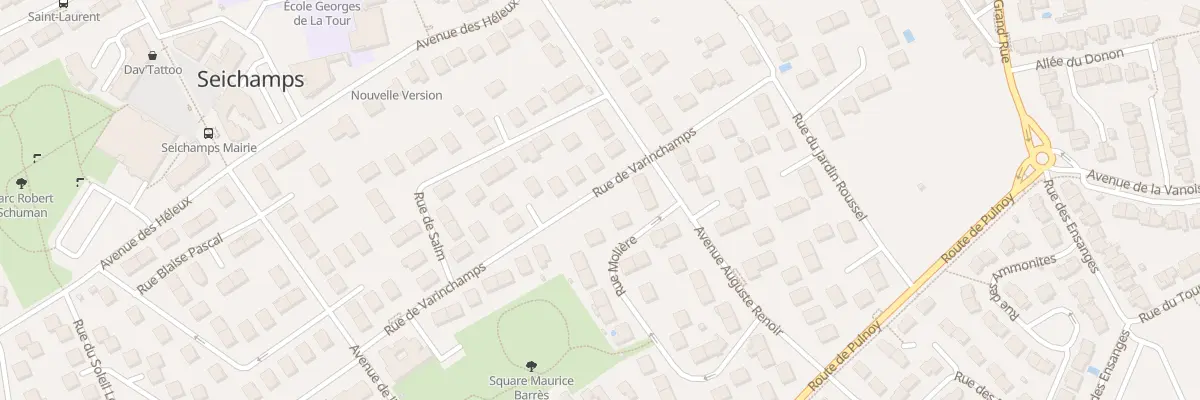 Plan du 3B Rue de Varinchamps à Seichamps