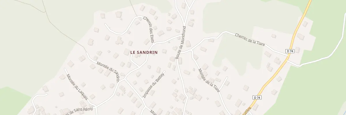 Plan du 225 Rte de Montfrond à Saint-Rémy-de-Maurienne