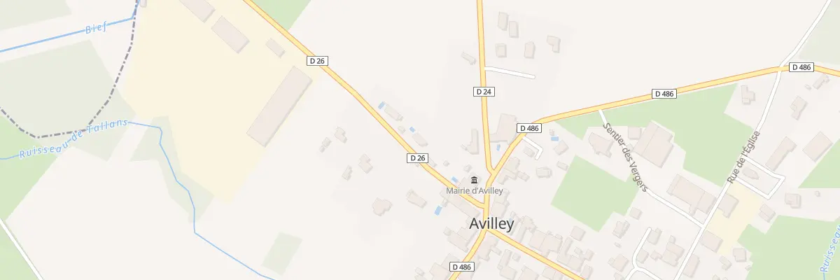 Plan du 2B Rue du Moulin à Avilley