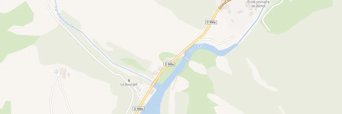 Plan du 5005 Les Rochers du Chateau à Barles