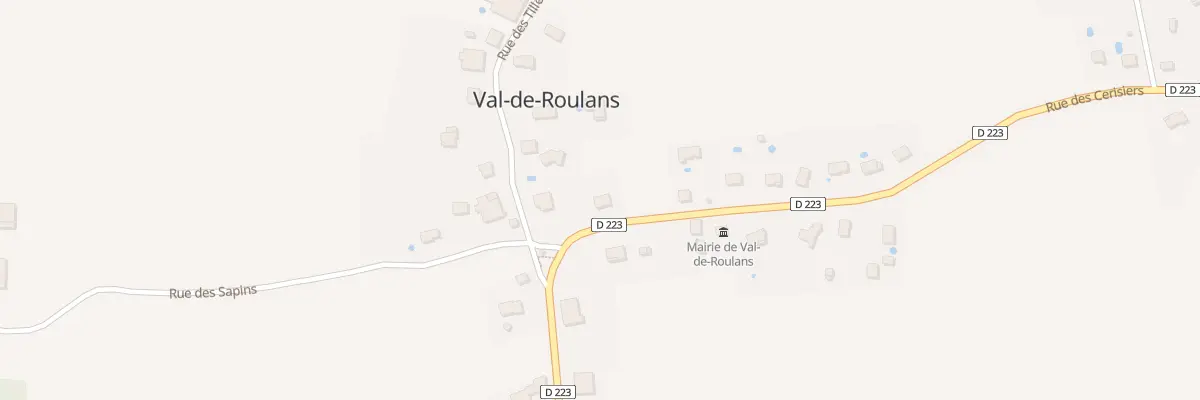 Plan du 1 Rue des Cerisiers à Val-de-Roulans