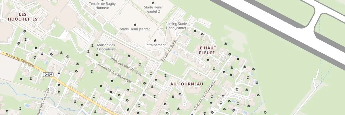 Plan du 14 Rte du Stade à Vétraz-Monthoux