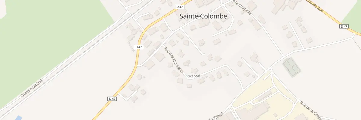 Plan du 12 Rue des Narcisses à Sainte-Colombe