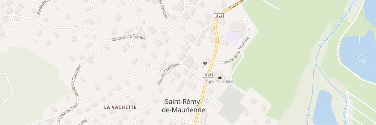 Plan du 75 Rue du Chef-Lieu à Saint-Rémy-de-Maurienne