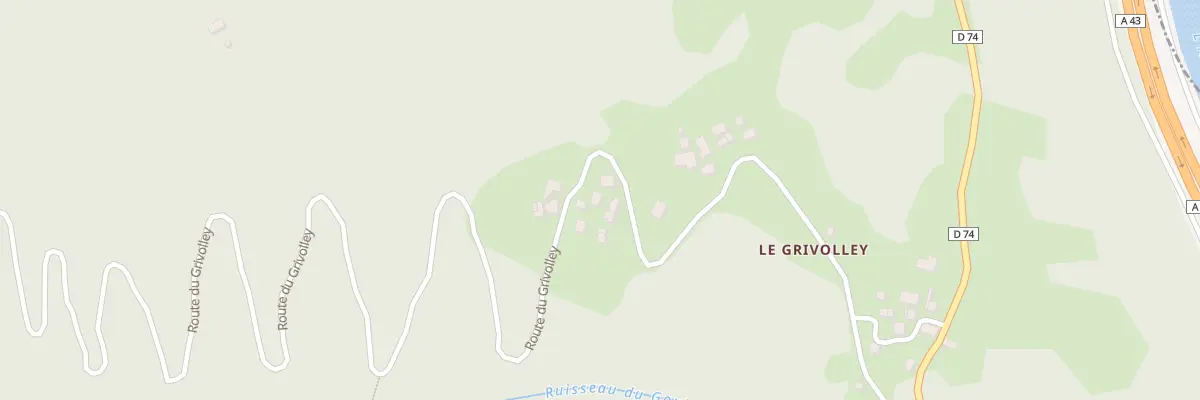 Plan du 595A Rte du Grivolley à Saint-Rémy-de-Maurienne