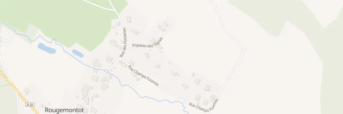 Plan du 4 Imp des Vignes à Rougemontot