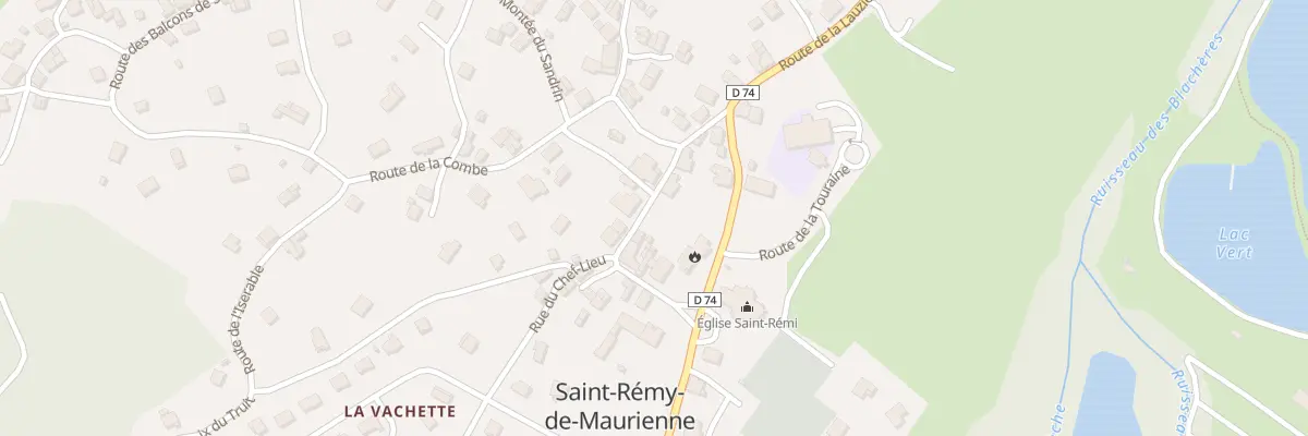 Plan du 55 Rue du Chef-Lieu à Saint-Rémy-de-Maurienne