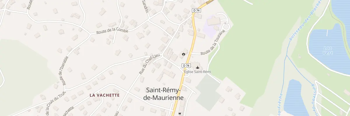 Plan du 30A Rue des Ecoles à Saint-Rémy-de-Maurienne