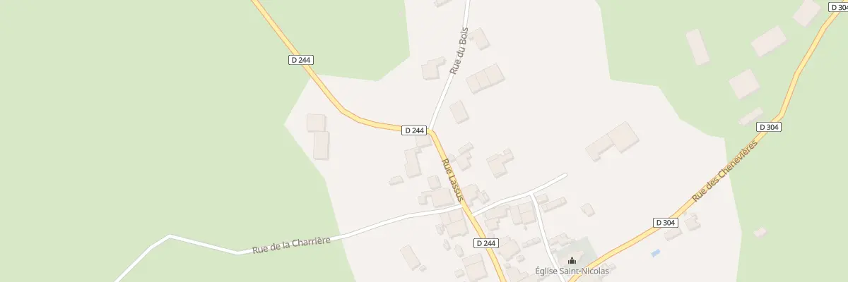Plan du Village à Francalmont