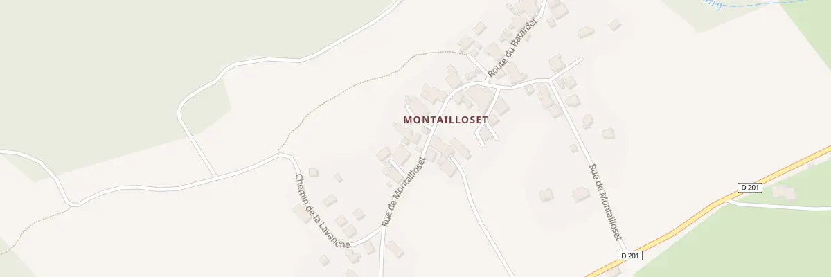 Plan du 418 Rue de Montailloset à Montailleur