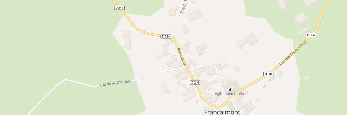 Plan du 11 Rue Lassus à Francalmont