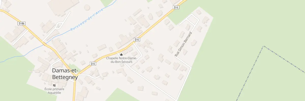 Plan du 16 Rue du Lt Larsen à Damas-et-Bettegney