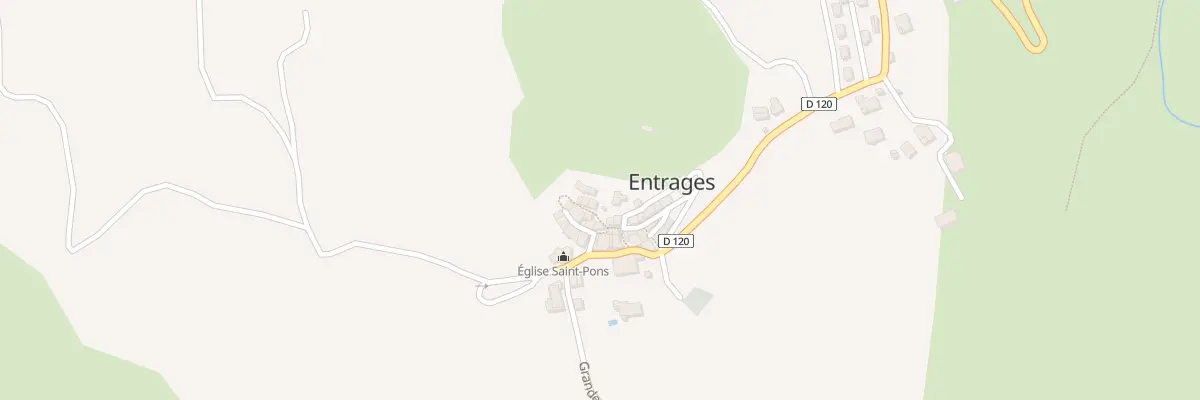 Plan du 5003A Le Village à Entrages