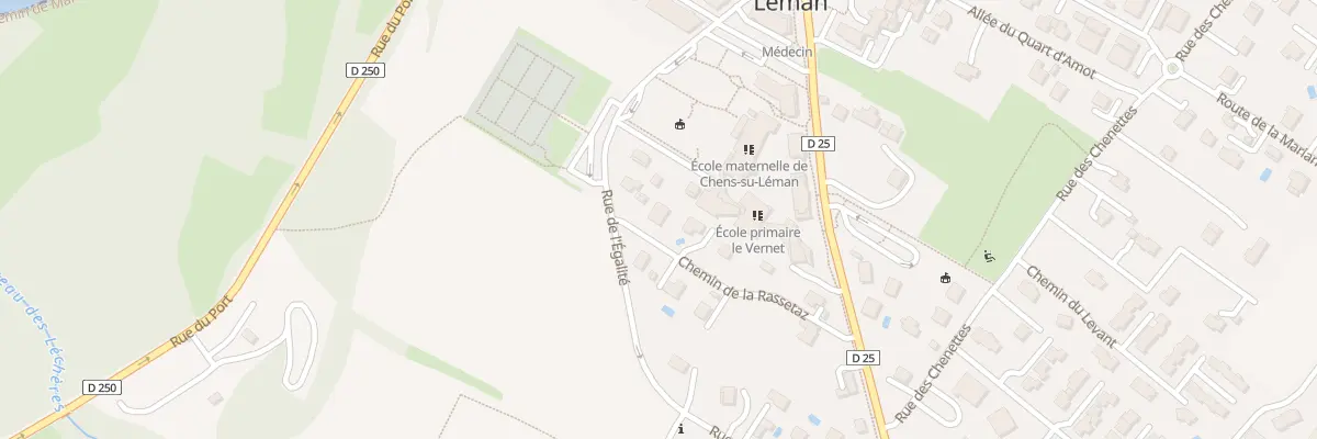 Plan du 168 Che de la Rassetaz à Chens-sur-Léman