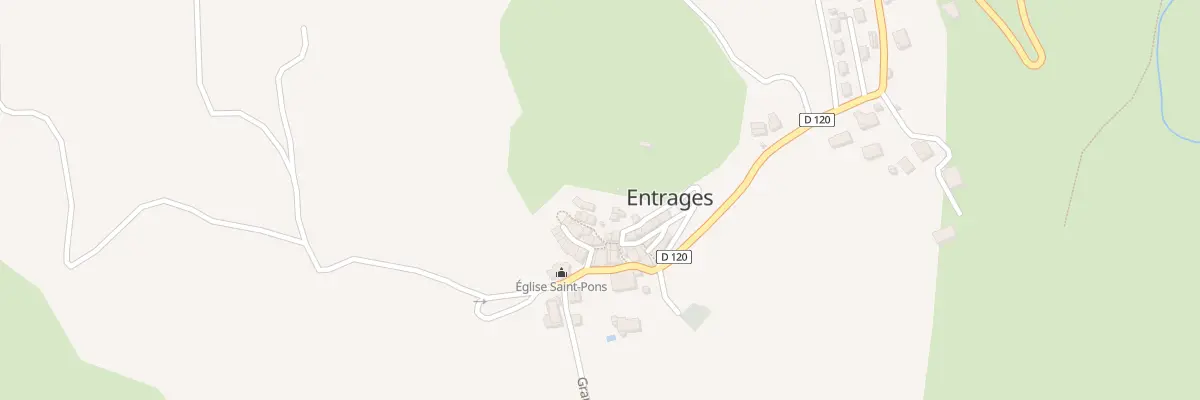 Plan du 7058 Le Village à Entrages