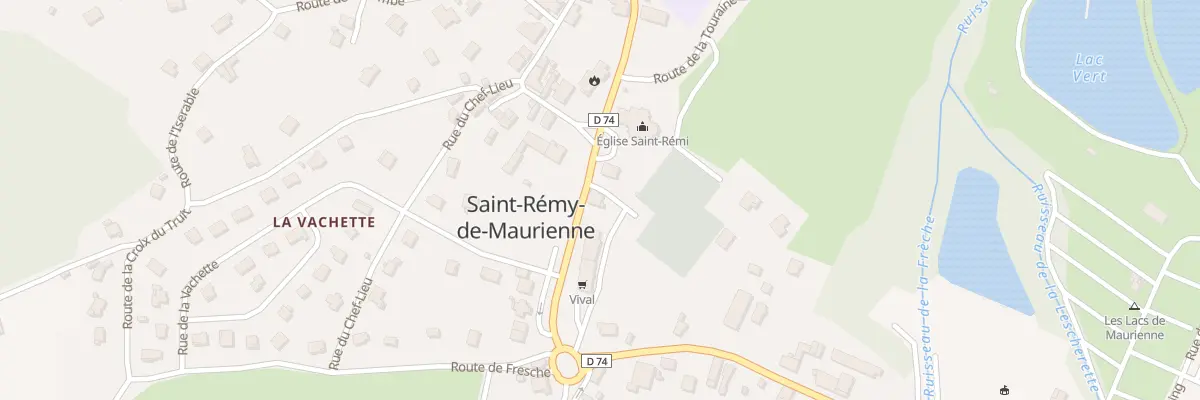 Plan du 140 Rte de la Lauzière à Saint-Rémy-de-Maurienne