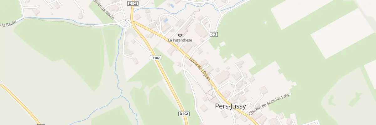 Plan du 170 Rte de l’Église à Pers-Jussy