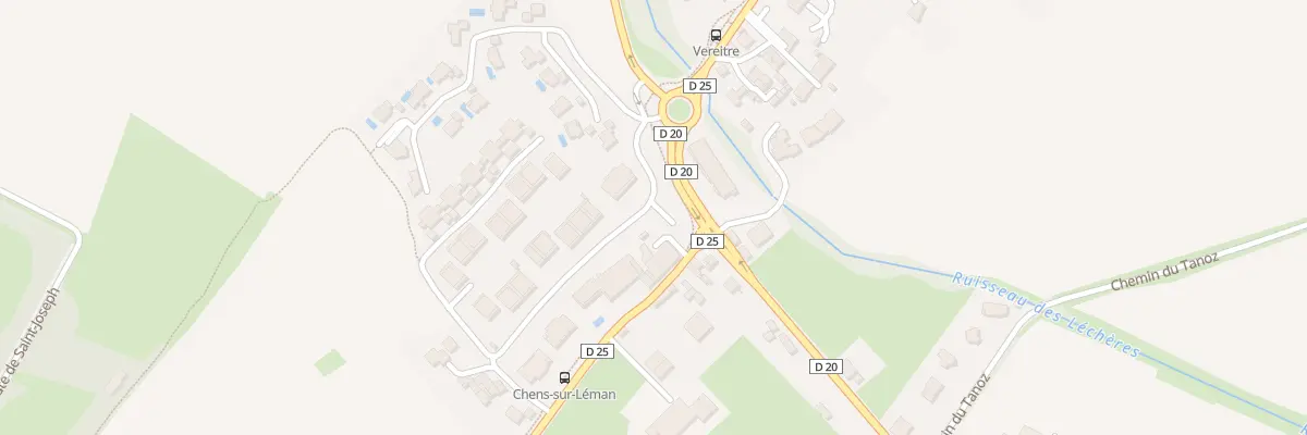 Plan du 1525 Rte du Lac à Chens-sur-Léman