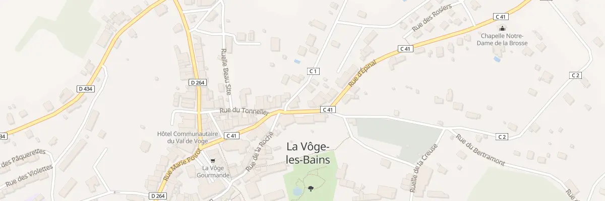 Plan du 25 Rue d’Epinal à La Vôge-les-Bains