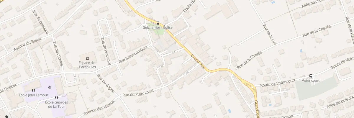 Plan du 7 Pl de l’Eglise à Seichamps