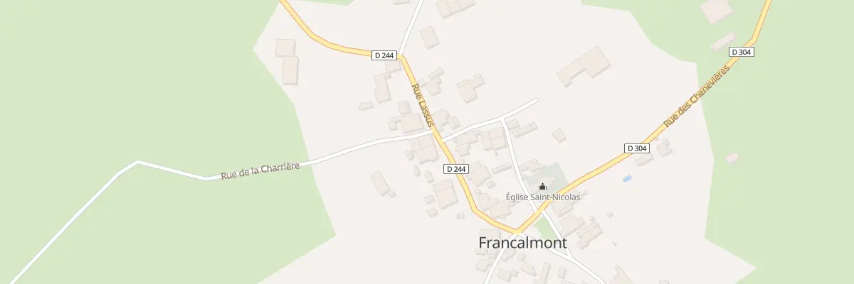 Plan du 7 Rue Lassus à Francalmont